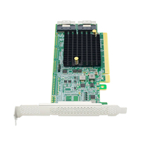 LRNV9F24 PCI Express 4.0 X16 vers deux SlimSAS SFF-8654 8i avec adaptateur Retmer