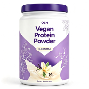 Poudre de protéines végétales OEM ODM directement de l'usine pour la nutrition à base de plantes, le soutien à la forme physique et le bien-être quotidien, sans produits laitiers - Product Image 1
