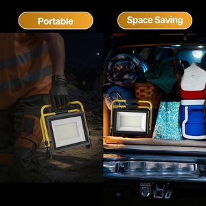 Projecteur de travail LED 3600LM 6000K 30W - Éclairage portable étanche IP66, hauteur réglable, pliable, pour atelier et garage, corps en aluminium - Product Image 6