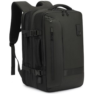 Sac à dos de voyage multifonctionnel à grande capacité avec airbag, compression sous vide, Oxford, imperméable, fermeture éclair - Product Image 1