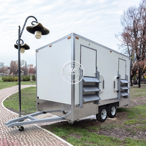 2 Stations Australian Bathroom Outdoor Events Room Restroom Trailers <b>Portable</b> <b>Toilet</b> Luxury Washroom Trailer - Product Image 4