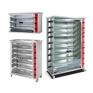 Industrial Commercial Stainless Steel 3 6 9 Rotary Gas Chicken <b>Grill</b> Rotisserie Machine Chicken Rotisserie <b>Oven</b> - Product Image 5