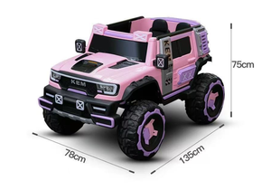 Toptan Sıcak Satış Çocuk Elektrikli Binilebilir Araba 12v Uzaktan Kumandalı Oyuncak Araba Müzikli LED Işıklı Erkek Kız Çocuklar İçin - Product Image 5