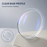 Lentilles optiques 1.56 Clear Base Blue Cut Lens SHMC X4 LRB, anti-lumière bleue, fabricant de lentilles pour lunettes, prix de gros
