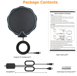 Offre Spéciale Fêtes - <span class=keywords><strong>Antenne</strong></span> <span class=keywords><strong>TV</strong></span> Numérique 2026 - Compatible 4K Ultra HD et 1080P, Prête à l'emploi pour les Déconnectés des Câbles - Product Image 6