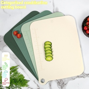 Double Sided Recycled <b>Plastic</b> Chopping Board Non Slip Large Kitchen Cutting Board Set for Kitchen - Product Image 5