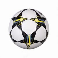 Ballon de football de taille officielle 5, résistant à l'usure, antidérapant, pour entraînement et compétition professionnelle, avec logo personnalisé.