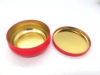 En gros 10OZ De Luxe Boîte En Métal Sur Le Thème De Noël Dia108 * 45mm Grande Bougie Cire Conteneur Titulaires Lanternes Bougies Pots À Usage Alimentaire