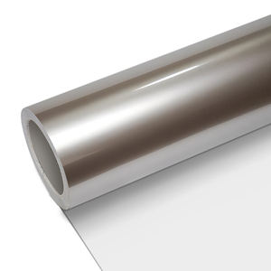 Cement Grey Vinyl Wrap <b>Bubble</b> Free Styling Film <b>Roll</b> Auto TERZO PET Ultra Bright Metallic Full Body - Product Image 1
