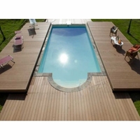 GZGY Bestseller Schwimmbad Zweiflügelige Abdeckung Deck Bewegliches Meßdeck