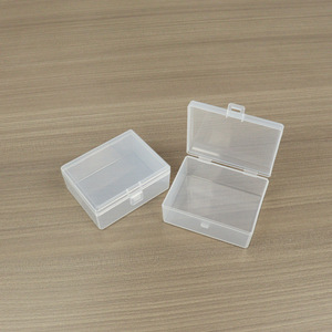 Transparent Plastic Storage Box Rectangle 8.5x6.7x3.6cm Covered For Jewelry Fishing Gear Parts - Product Image 3