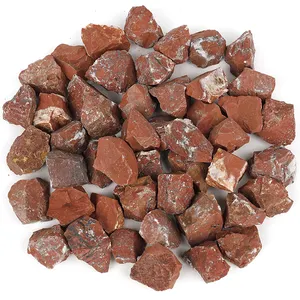 Ruby Raw Minerals Natürliche rohe raue rote Quarz Jasper Tumbled Stone Heils teine