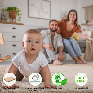 Tapis de chaise transparent en PET pour tapis de <span class=keywords><strong>protection</strong></span> de la maison et du bureau, tapis carré en plastique, tapis de chaise de bureau pour tapis - Product Image 4