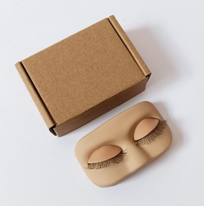 <span class=keywords><strong>Mini</strong></span> cabeza de entrenamiento de extensión de pestañas de práctica de silicona con párpados extraíbles 2 en 1 para Injerto de pestañas y enseñanza de maquillaje - Product Image 5