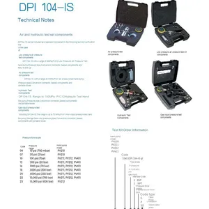 Manomètre de type baromètre en acier inoxydable intrinsèquement sûr Druck DPI104IS, plage de mesure 700KPA 20MPA - Product Image 5