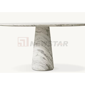 Modern Fashion Hot Sale Natural Stone Travertine <strong>Dining</strong> <strong>Tables</strong> Custom Kitchen Desk Luxury Home Marble <strong>Dining</strong> <strong>Table</strong> - Product Image 6