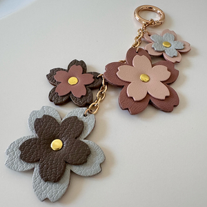 Mignon <span class=keywords><strong>porte</strong></span>-clés en <span class=keywords><strong>cuir</strong></span> PU avec fleurs <span class=keywords><strong>porte</strong></span>-clés sac pendentif à breloques cadeau d'anniversaire de la Saint-Valentin pour maman et <span class=keywords><strong>papa</strong></span> - Product Image 4