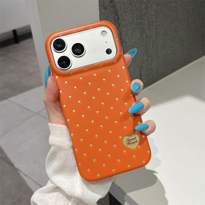 เคสโทรศัพท์มือถือลายจุดน่ารัก IMD สำหรับ iPhone 18 17 16 15 14 Pro Max พิมพ์ลายสีสันสดใส โปร่งใส สำหรับสาวๆ  วัสดุ PC TPU ฝาหลัง - Product Image 2