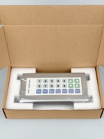 Teclado Programable POS con Precio Directo de Fábrica, Teclado USB con Cable y Resistente al Agua para Sistema de Visualización en Cocina, Kits KDS