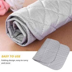 แผ่นรองรีดบนโต๊ะผ้าห่มแบบสวมได้สำหรับซักอบรีดผ้าที่คลุมแห้งทนความร้อนแผ่นรองรีด - Product Image 6