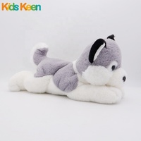Jouet Husky en peluche de 28cm pour chien, jouet en peluche émulé personnalisé pour bébé et enfant