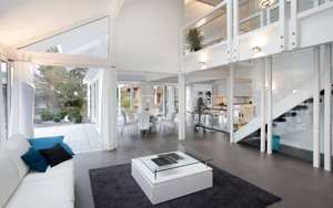 Villa Modulaire Moderne en Acier Léger Blanche, Appartement Préfabriqué Personnalisable, Garantie 2 Ans, <span class=keywords><strong>Location</strong></span>, Vacances, Habitation Familiale - Product Image 4