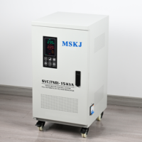 Stabilisateur de tension automatique monophasé MSKJ SVC-1P-50KVA, commande par servomoteur, régulation par balais de charbon, enroulement en cuivre pur