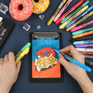 Mobee P-955 High Quality Factory <strong>Acrylic</strong> Paint <strong>Marker</strong> Pens Drawing Smoothly Extra Fine Tip <strong>Acrylic</strong> Paint <strong>Marker</strong> For Art School