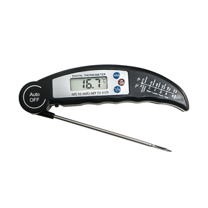 Thermomètre alimentaire pliable professionnel personnalisé avec écran LCD à réponse rapide (0,6 seconde) pour grillades, cuisine et cuisson - Product Image 1
