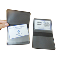 Kantong plastik bisnis kustom untuk Yoyo ID kartu kredit dompet Sleeave dompet pemegang dompet Fashion Kustom vinil panas