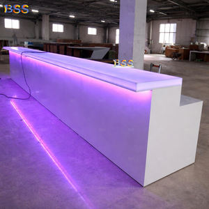 Comptoir de <span class=keywords><strong>bar</strong></span> en marbre transparent Comptoir de <span class=keywords><strong>bar</strong></span> personnalisé Club Discothèque - Product Image 2