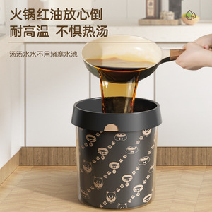 Thickened Drawstring Trash Bags L Size High Capacity Leak Proof <b>Kitchen</b> Bathroom Use - Product Image 3