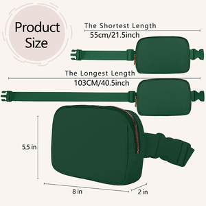 Riñonera Deportiva Ligera Impermeable para Viajes y Vacaciones, Bolsa de Cintura, Bolsa de Pecho, Regalo de Navidad - Product Image 3