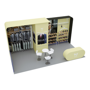Căng thẳng vải nhôm ống tùy chỉnh 10x20ft xách tay hiển thị nền gian hàng triển lãm - Product Image 6