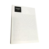 Blocs-notes promotionnels en papier à feuilles mobiles avec lignes détachables, logo personnalisé imprimé, notes adhésives