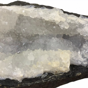 Cristal de cuarzo drusa blanco natural brillante, racimo de piedras en bruto con apariencia de diamante, textura única, ideal para colección de arte y exhibición. - Product Image 3