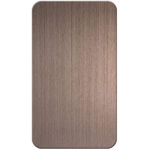 Panneau mural décoratif en acier inoxydable 316L de qualité supérieure, finition colorée, en métal bronze antique personnalisable - Product Image 3