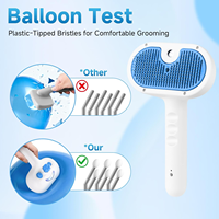 Brosse de toilettage pour chien à brume fraîche, démêlante et antistatique, en matériau écologique de qualité supérieure, pour une utilisation quotidienne sûre des animaux de compagnie