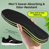Semelles intérieures de sport en PU Zujiyoupin P à matrice de points cinq lignes, confortables, haute élasticité, antichoc, amorti doux, respirantes