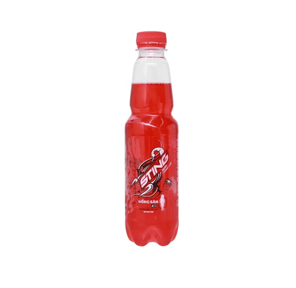 Sting Energy Drink Strawberry Bottle 330ML/ Sting Pepsi/ Sting Cold Drink from Vietnam Cheap Price Ready to Ship