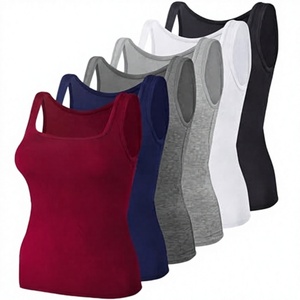 Camisetas Moldeadoras de Mujer con Control de Abdomen, Sin Costuras, Cuello Cuadrado, Compresión Reductora, Transpirables, Ecológicas, Estilo Vintage, Corte Frontal - Product Image 2