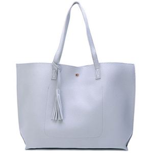 กระเป๋าสะพายไหล่ใบใหญ่สำหรับผู้หญิงกระเป๋าโท้ทสำหรับเดินทางกระเป๋าสะพายหนัง PU - Product Image 1