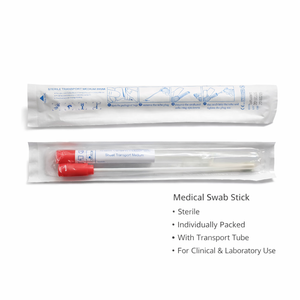 Écouvillon médical jetable stérilisé pour prélèvement et transport, en coton - Product Image 4
