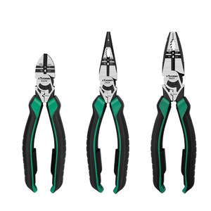 Xtuosen Industrial <b>Wire</b> <b>Stripper</b> Plier 6in Chrome Vanadium Steel Serrated Jaw Multi Function Electrical Tool - Product Image 5