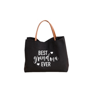 Sac fourre-tout en toile vierge personnalisable, grand format, réutilisable, avec logo sur mesure, pour la vente en gros - Product Image 4