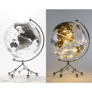 Wellfun <span class=keywords><strong>Grand</strong></span> <span class=keywords><strong>Monde</strong></span> DIY Affichage En Plastique En Gros Grande Taille Noël Mova Rotatif Nouveauté Cadeaux Globe Terre Globe Décor Globe - Product Image 4