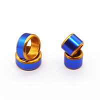 Nouveau produit 2025 Ineer taille 4mm à 9mm anneau en aluminium moyen-orient client amant anneau en métal bandes de jambe d'oiseau