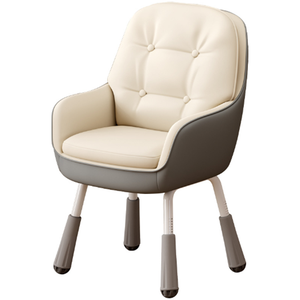 Poltrona Ergonomica con Schienale Solido e Telaio in Metallo, Design Moderno per Casa, Ufficio e Soggiorno - Product Image 6