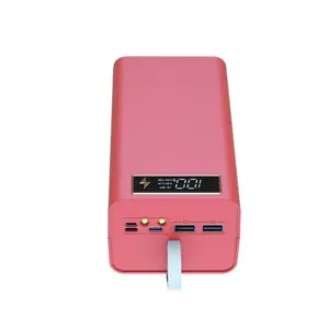 21 Packs 18650 Power Bank Case (Zonder Batterij) Met Pd 10W 18W 22.5W Draadloze Qi 5W 10W 15W Lcd-Scherm Gemakkelijk Transport