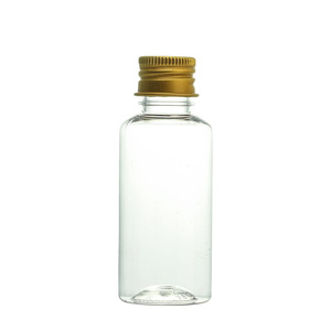 Factory direct stock of 30ml transparent aluminum cap plastic <b>bottles</b>, PET transparent dispensing <b>bottles</b>, and 100ml <b>small</b> - Product Image 2